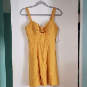 Speechless Mustard Yellow Mini Dress